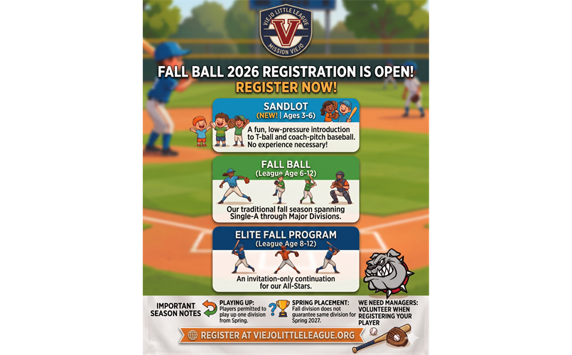 2026 Fall Ball Registration